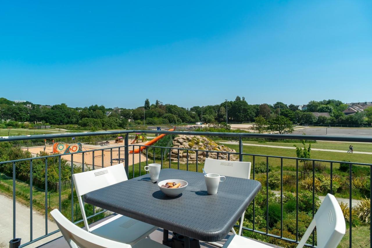 Les Thermes 521 - Appt Proche Plage Avec Piscine Partagee コンカルノー エクステリア 写真